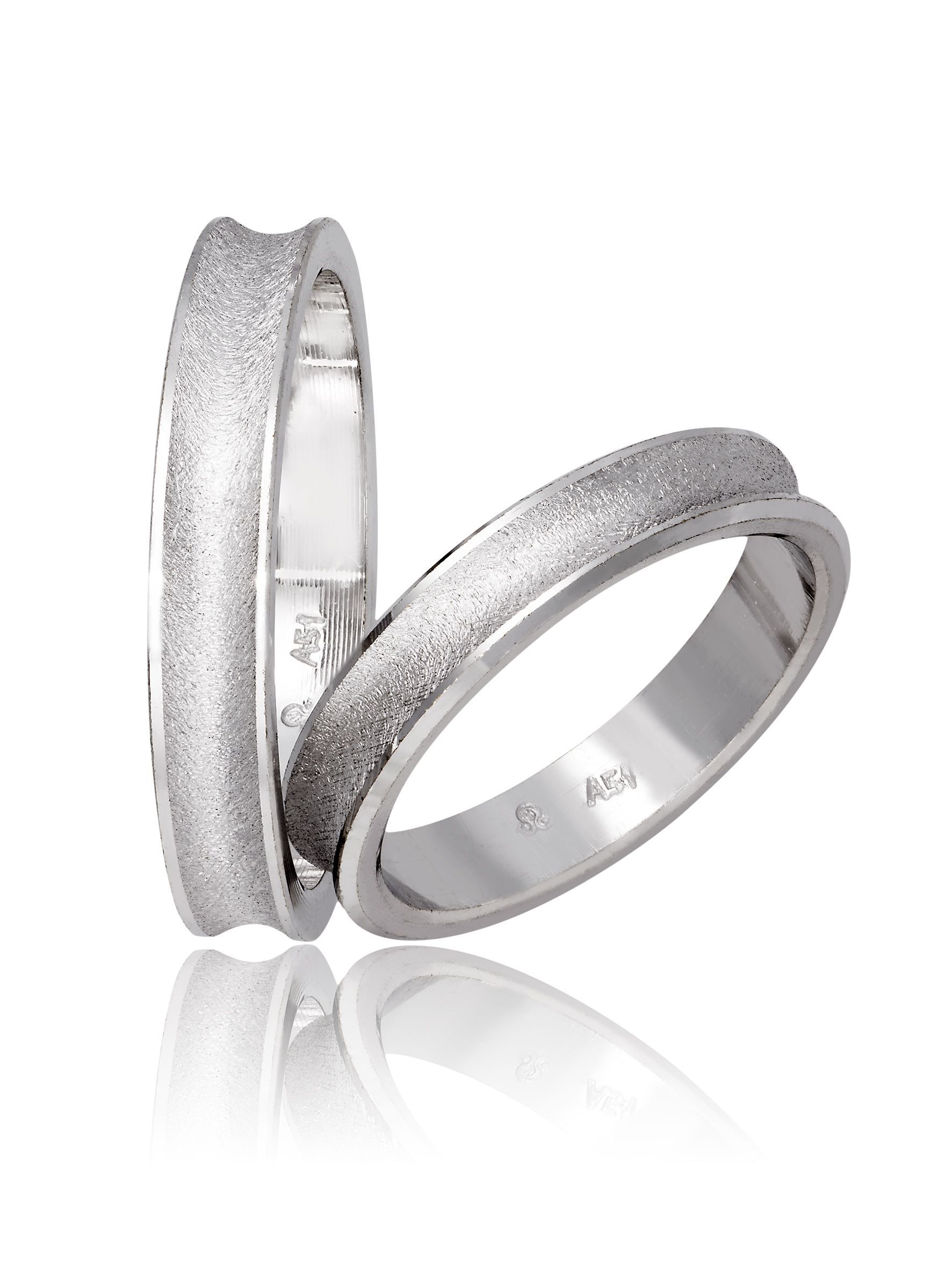 wedding rings 4mm (code 753)